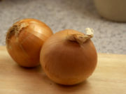 Yellow onions.