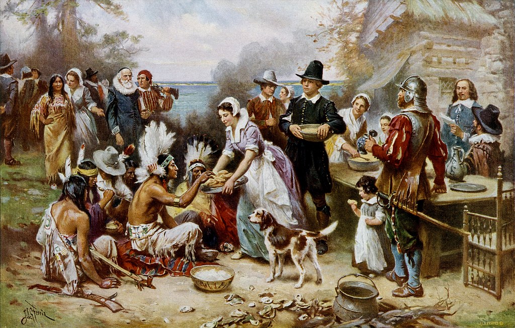 first Thanksgiving in December 1621
