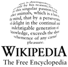 Wikipedia logo, circa 2002