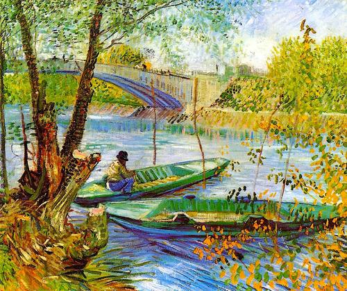 Vincent van Gogh Fishing in Spring, the Pont de Clichy, 1887.jpg