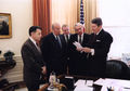 Reagan meets with aides on Iran-Contra.jpg