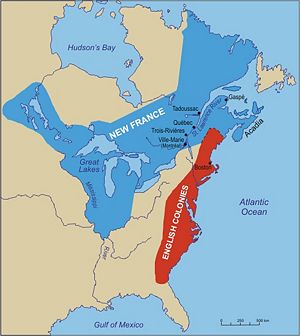compared with the english colonies new france was