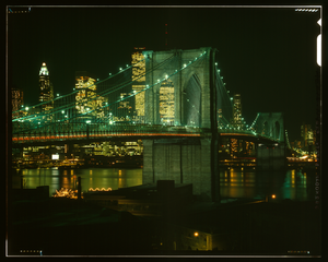 Brooklyn bridge New York City night.png