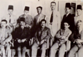 Palestine Istiqlal, 1932- Ahmad Shukeiri, 'Ajaj Nuwayhid, Fahmi al-Abboushi, Subhi al-Khadra, Majid al-Qutub, Salim Salamah, Rashid al-Hajj Ibrahim, Muhammad Izzat Darwaza, Akram Zu'aytir.PNG